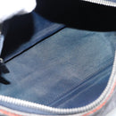 Christian Dior Trotter Canvas Flight Shoulder Bag Gray Silver Auth 186198V-17