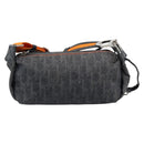 Christian Dior Trotter Canvas Flight Shoulder Bag Gray Silver Auth 186198V-2