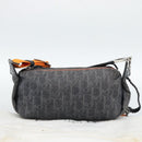 Christian Dior Trotter Canvas Flight Shoulder Bag Gray Silver Auth 186198V-24