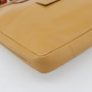 GUCCI Sherry Line Shoulder Bag Leather Brown Gold 001 4094 Auth 186199A-14