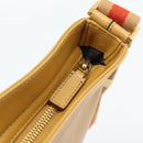GUCCI Sherry Line Shoulder Bag Leather Brown Gold 001 4094 Auth 186199A-10