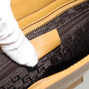 GUCCI Sherry Line Shoulder Bag Leather Brown Gold 001 4094 Auth 186199A-12