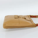 GUCCI Sherry Line Shoulder Bag Leather Brown Gold 001 4094 Auth 186199A-4
