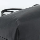 BOTTEGA VENETA Marco Polo Tote Bag PVC Black Gold Auth 186200A-16