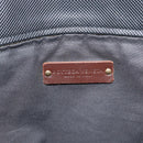 BOTTEGA VENETA Marco Polo Tote Bag PVC Black Gold Auth 186200A-10