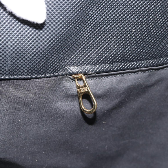 BOTTEGA VENETA Marco Polo Tote Bag PVC Black Gold Auth 186200A