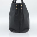 BOTTEGA VENETA Marco Polo Tote Bag PVC Black Gold Auth 186200A-3