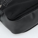 CHANEL Sports Line Shoulder Bag Nylon Black Silver CC Auth 186205SAV-14