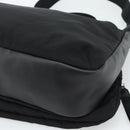 CHANEL Sports Line Shoulder Bag Nylon Black Silver CC Auth 186205SAV-15