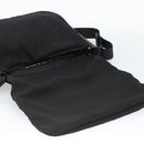 CHANEL Sports Line Shoulder Bag Nylon Black Silver CC Auth 186205SAV-10