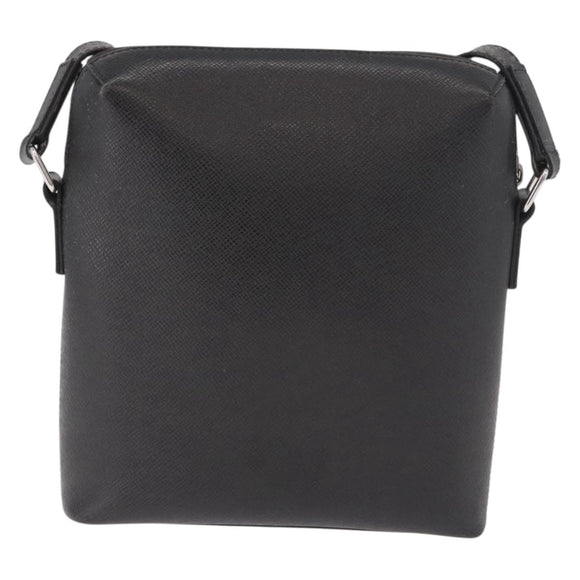 LOUIS VUITTON Taiga Pochette Grigori Schoudertas Ardoise M32712 LV Auth 186206A