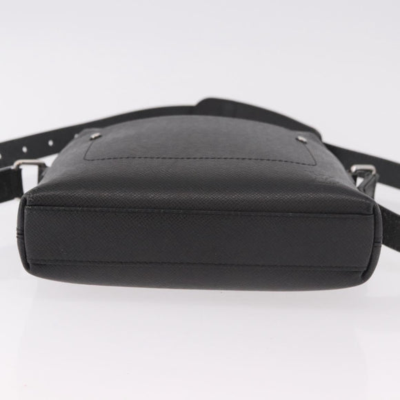 LOUIS VUITTON Taiga Pochette Grigori Shoulder Bag Ardoise M32712 LV Auth 186206A