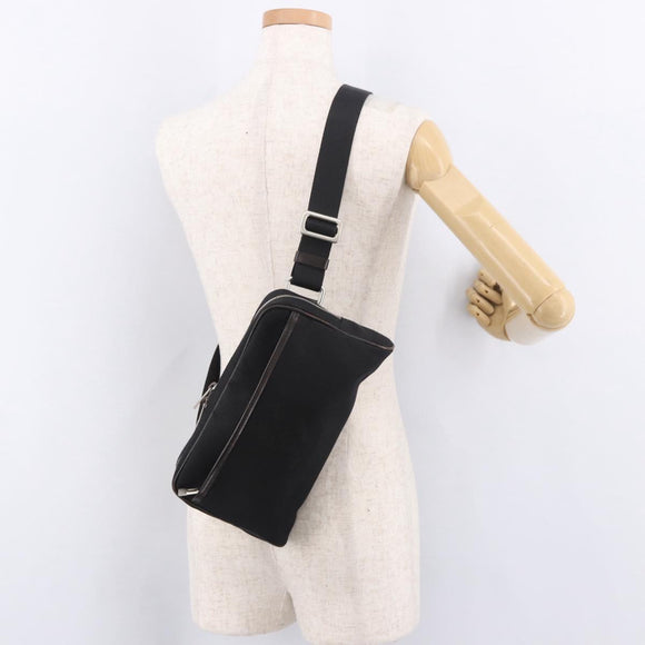 LOUIS VUITTON Damier Geant Acrobat Shoulder Bag Canvas Black M93620 Auth 186207A