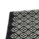 LOUIS VUITTON Echarpsky Scarf Cashmere Black White LV Auth 186209M-10