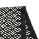 LOUIS VUITTON Echarpsky Scarf Cashmere Black White LV Auth 186209M-11