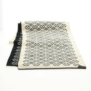 LOUIS VUITTON Echarpsky Scarf Cashmere Black White LV Auth 186209M-13