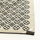 LOUIS VUITTON Echarpsky Scarf Cashmere Black White LV Auth 186209M-17