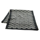 LOUIS VUITTON Echarpsky Scarf Cashmere Black White LV Auth 186209M-2