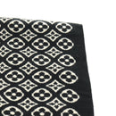 LOUIS VUITTON Echarpsky Scarf Cashmere Black White LV Auth 186209M-5