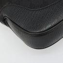 GUCCI GG Canvas Jackie Shoulder Bag Black Silver 00963 Auth 186211V-11