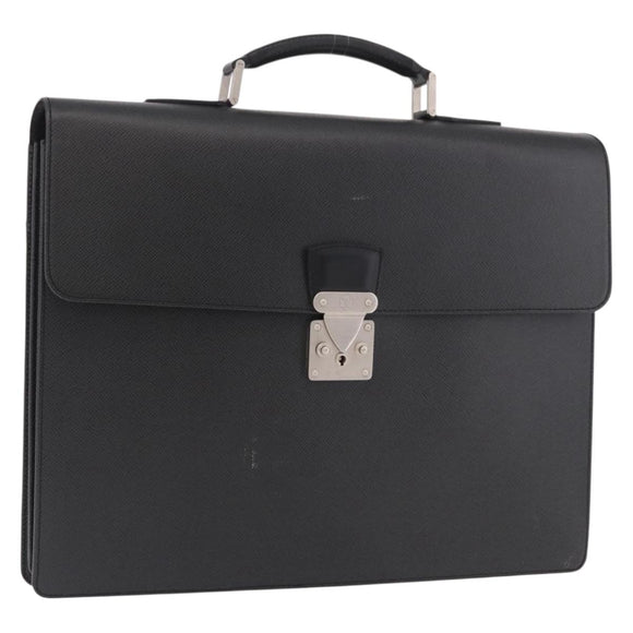 LOUIS VUITTON Taiga Serviette Moskova Business Bag Ardoise M30032 Auth 186217