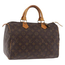 LOUIS VUITTON Monogram Speedy 30 Hand Bag M41526 LV Auth 186218A-1