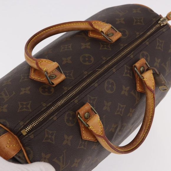 LOUIS VUITTON Monogram Speedy 30 Hand Bag M41526 LV Auth 186218A