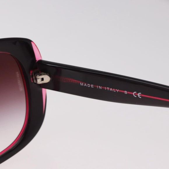 CHANEL COCO Mark Sunglasses plastic Red CC Auth 186219M
