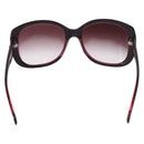 CHANEL COCO Mark Sunglasses plastic Red CC Auth 186219M-3