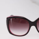 CHANEL COCO Mark Sunglasses plastic Red CC Auth 186219M-4