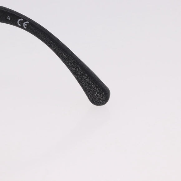 CHANEL Chain Sunglasses plastic Black CC Auth 186220M