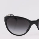 CHANEL Chain Sunglasses plastic Black CC Auth 186220M-3