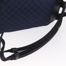 LOUIS VUITTON LV Cup Ostro Backpack Navy N41252 LV Auth 186221M-9