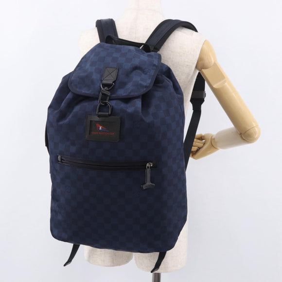 LOUIS VUITTON LV Cup Ostro Backpack Navy N41252 LV Auth 186221M