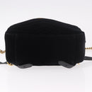 GUCCI GG Marmont Backpack Velor Black Gold 524568 Auth 186222SAM-5