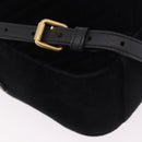 GUCCI GG Marmont Backpack Velor Black Gold 524568 Auth 186222SAM-18