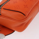 LOUIS VUITTON Tiger Lama Monogram Bum Bag Outdoor Bag Orange M30430 Auth 186224M-9