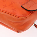 LOUIS VUITTON Tiger Lama Monogram Bum Bag Outdoor Bag Orange M30430 Auth 186224M-16