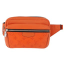 LOUIS VUITTON Tiger Lama Monogram Bum Bag Outdoor Bag Orange M30430 Auth 186224M-13