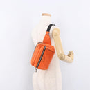 LOUIS VUITTON Tiger Lama Monogram Bum Bag Outdoor Bag Orange M30430 Auth 186224M-23