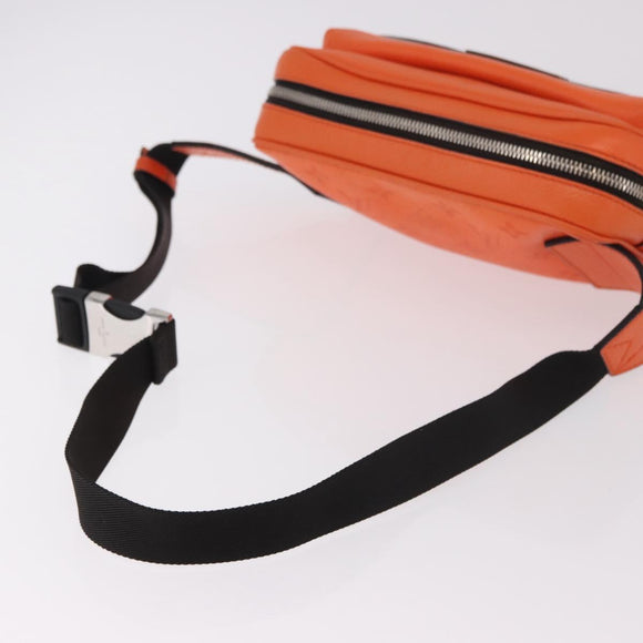 LOUIS VUITTON Tiger Lama Monogram Bum Bag Outdoor Bag Orange M30430 Auth 186224M