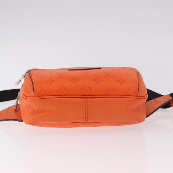 LOUIS VUITTON Tiger Lama Monogram Bum Bag Outdoor Bag Orange M30430 Auth 186224M