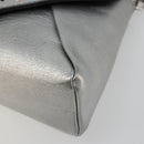 LOUIS VUITTON LV Love Note Shoulder Bag Leather Silver M54872 LV Auth 186225M-8