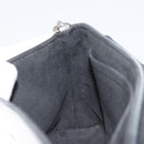 LOUIS VUITTON LV Love Note Shoulder Bag Leather Silver M54872 LV Auth 186225M-22