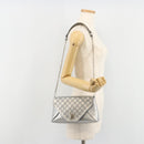 LOUIS VUITTON LV Love Note Shoulder Bag Leather Silver M54872 LV Auth 186225M-24