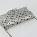 LOUIS VUITTON LV Love Note Shoulder Bag Leather Silver M54872 LV Auth 186225M-6