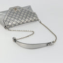 LOUIS VUITTON LV Love Note Shoulder Bag Leather Silver M54872 LV Auth 186225M-7