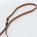 CELINE Triomphe Shoulder Bag PVC Black Gold Auth 186226M-8