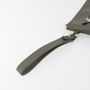 LOUIS VUITTON Takeoff Pouch Clutch Bag Leather Gray M81735 LV Auth 186227M-8