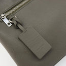LOUIS VUITTON Takeoff Pouch Clutch Bag Leather Gray M81735 LV Auth 186227M-17